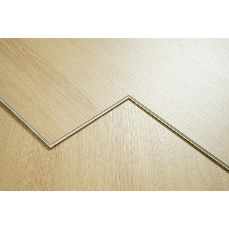 Luxury Vinyl Flooring 7 x 48 x 5.5mm 12 mil, Bright Natural Oak