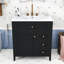 Meuble-lavabo en bois avec lavabo, 3 tiroirs et tablette réglable-130543628-130543630
