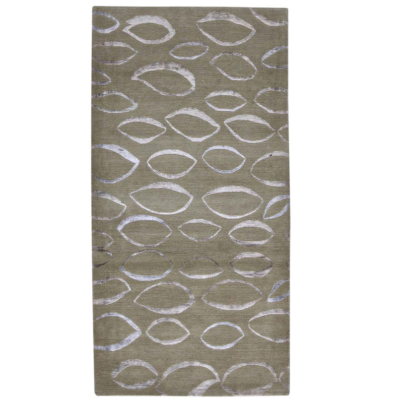 Hand Woven Wool Abstract Area Rug