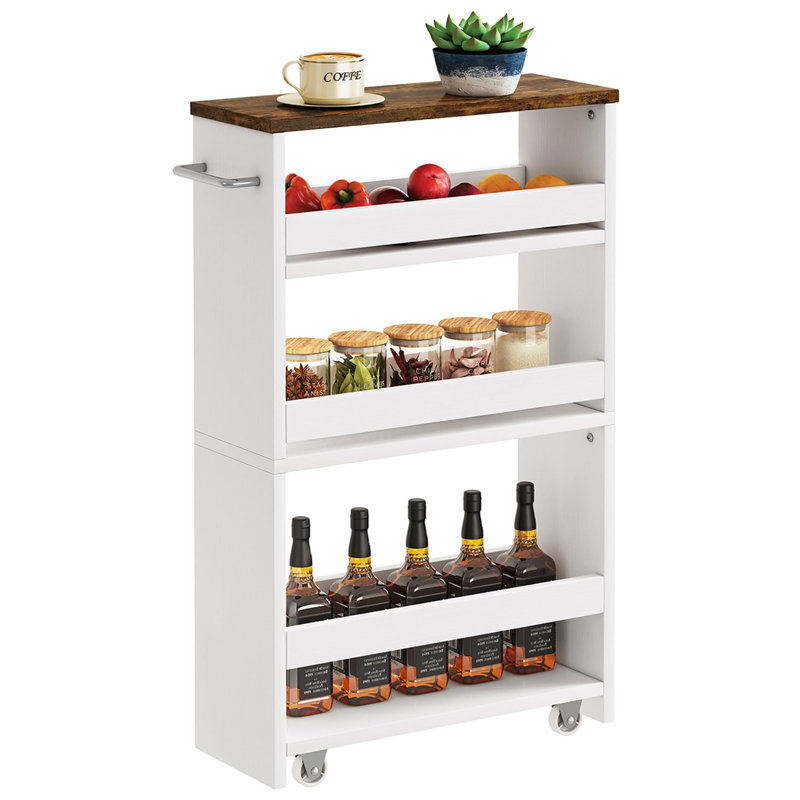85cm H x 40cm W Storage Rack with Wheels
