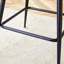 Swivel Bar Stools With Breathable Cotton And Linen Soft Cushions, Metal Frames Without Rust