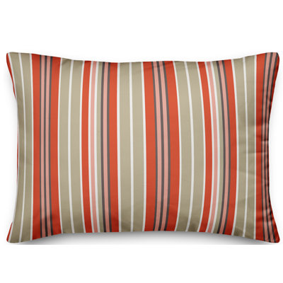 Stripes Striped Reversible Throw Pillow