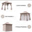 Pavillon de jardin en acier-103591278