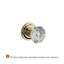 Crystal Single Dummy Door Knob with Traditional Round Rose-22037149