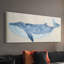 Baleine rustique II - Toile tendue avec châssis - Prêt à accrocher-107359916
