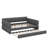 Queen-Size Fabric-Upholstered Platform Bed With Roll-Out Trundle Bed-1734301048