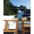Chaise patio en teck avec coussins Limited