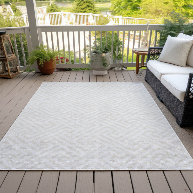 Tapis intérieur / extérieur Fairhaven avec envers antidérapant, Rectangle 2 pi 6 po x 3 pi 10 po