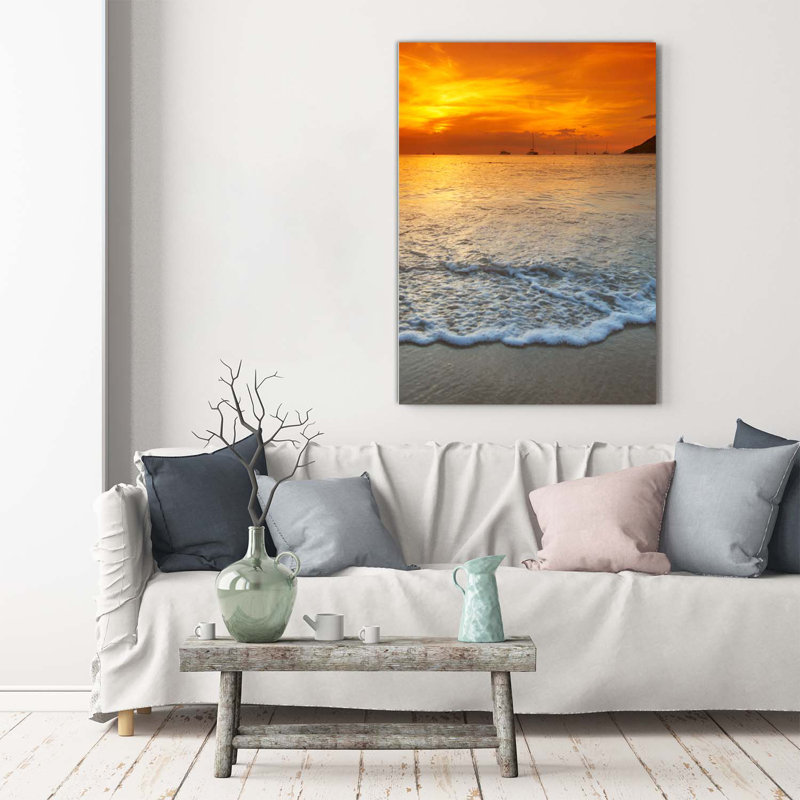 Sunset - Wrapped Canvas Print