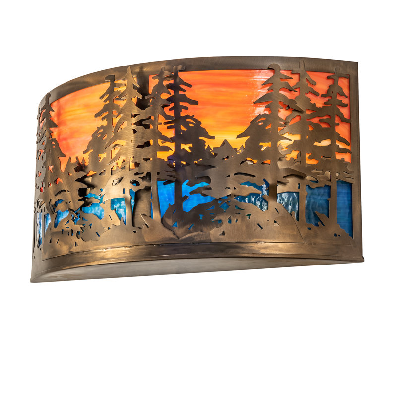 Rustic Lodge 2 - Light Flush Mounted Sconce