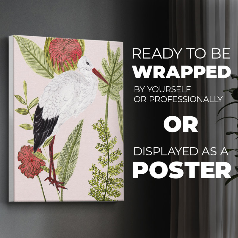 Birds in Motion IV - Impression sur toile seulement - NON-CADRE, H 18 po x l 12 po