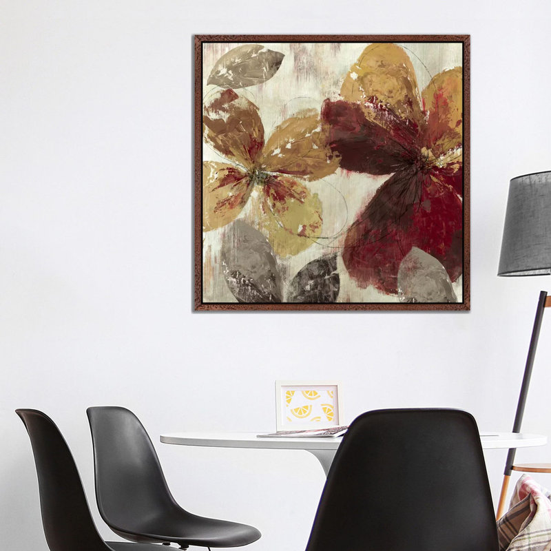 Paloma II by Allison Pearce - Painting on Canvas, Classic Brown Wood Framed Canvas, 93.98 cm H x 93.98 cm W
