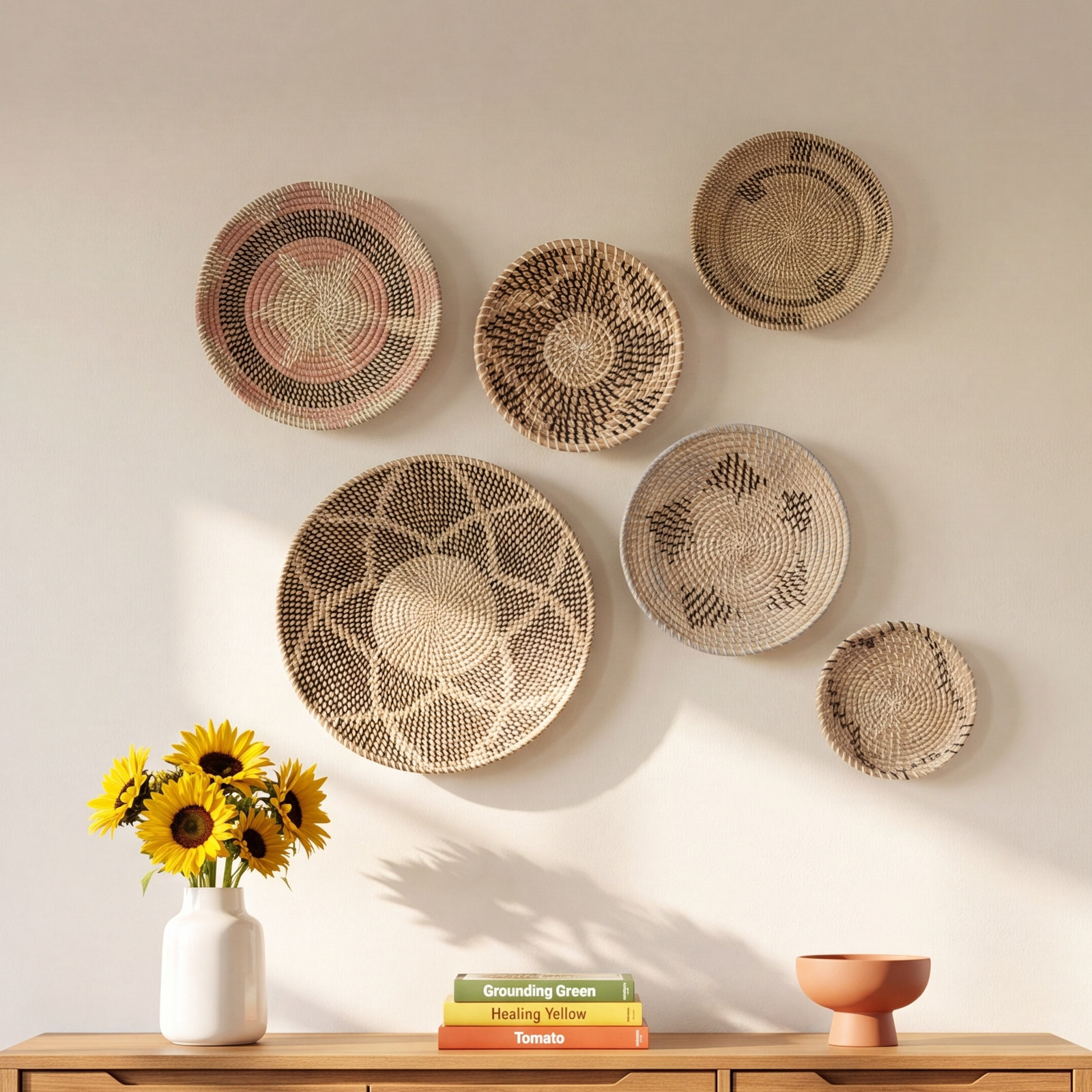 Gentry 7-Piece Wall Baskets