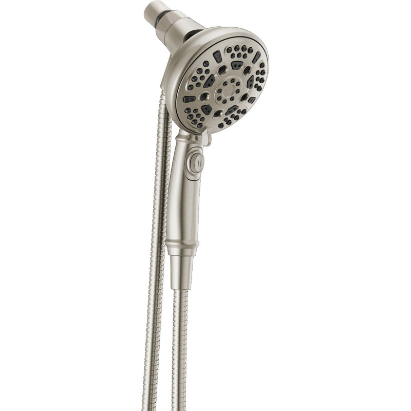 Suredock Multi Function Handheld Shower Head with H2Okinetic Technology, Stainless