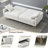 74.41"Teddy Velvet Sofa Bed