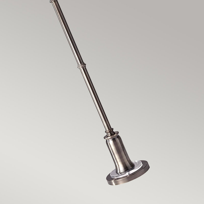 Harriette 157.5cm Traditional Floor Lamp, Antique Nickel