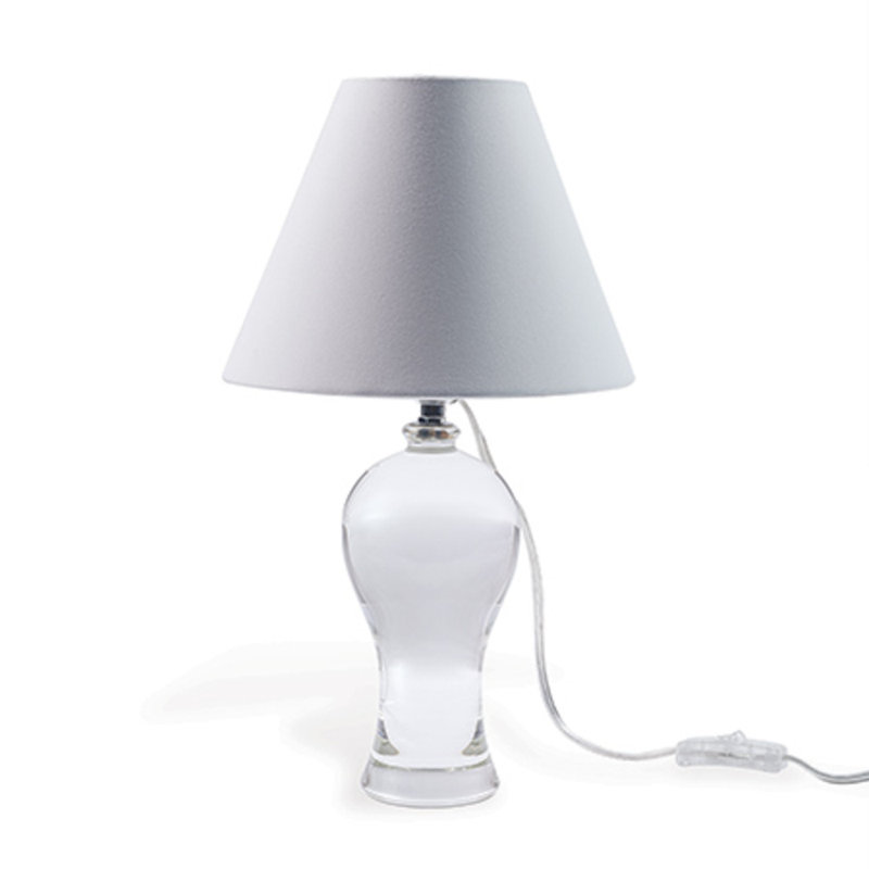 Bari Mini Plum Crystal Lamp