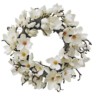 Japanese 24" Floral Wreath