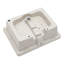 Lavabo de salle de bain rectangulaire en céramique Arc Beautiful - encastré avec une teinture