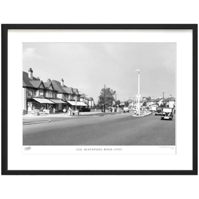 Lea, Blackpool Road C1955 - Single Picture Frame Print