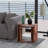 Modern Solid Wood Nesting Tables, Set of 2 with Open Storage, Natural Finish-1272299129