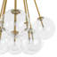 Plafonnier semi-encastré 11 lumières