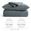 Ensemble de courtepointe 100% coton gaufré Stonewashed-119236247-127275700