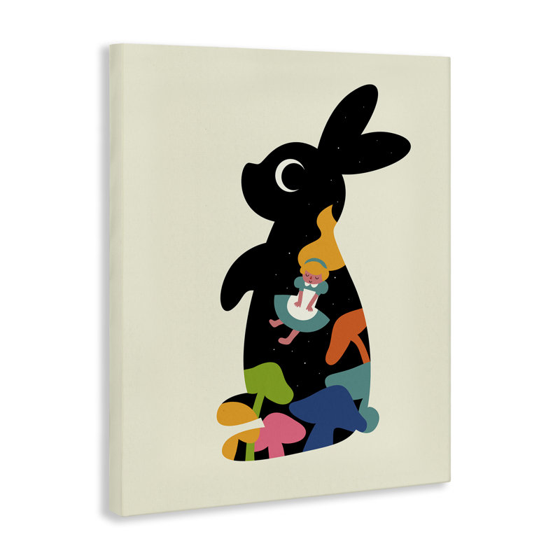 Reproduction d'art sur toile, "Alice Story", par Andy Westface, H 48 po x l 36 po