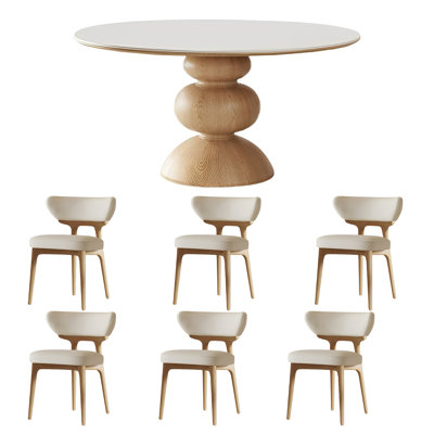 Ensemble de table de salle à manger et de chaises French French