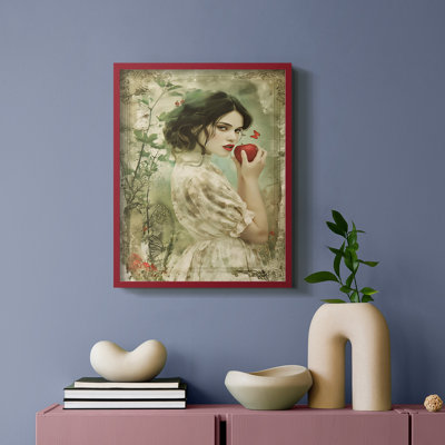 «WOMEN Series CCCCLX III», reproduction encadrée de qualité supérieure - prête à être accrochée - aucun clou requis