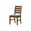 Chaises de salle à manger rembourrées de 38 po de hauteur (ensemble de 2) - finition antique, style transitionnel-975892210-975892214