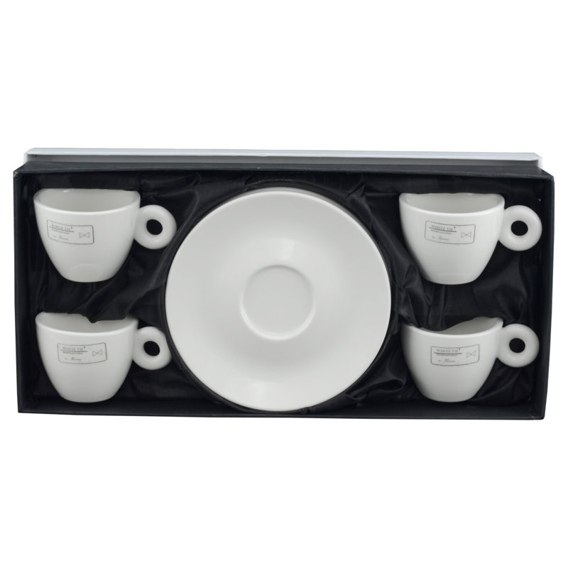 White Tie Porcelain Espresso Cup