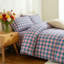 Ensemble de housse de couette 100% coton lavé XINMIANFANG Gingham-124551748-129482863