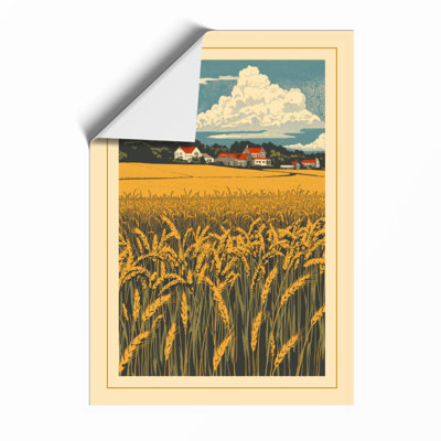 Rural Harvest Rustic - Framed Print