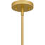 Luminaire suspendu 3 lumières or doux