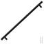 Metro Lane Cabinet Handles 5 Pcs Black 224 Mm Stainless Steel-719038303-719038291