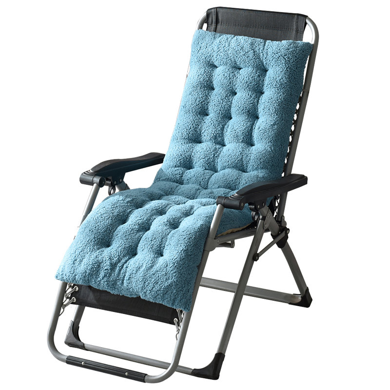 Indoor 4.7" Seat/Back Cushion, 49" W x 20" D, Peacock Blue
