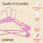 Cintres de qualité supérieure - Conception mince et compacte, plastique léger et durable avec rainures d'épaule intelligentes, utilisation polyvalente pour organiser la lessive, les manteaux et les vêtements-1382394667-1382394645