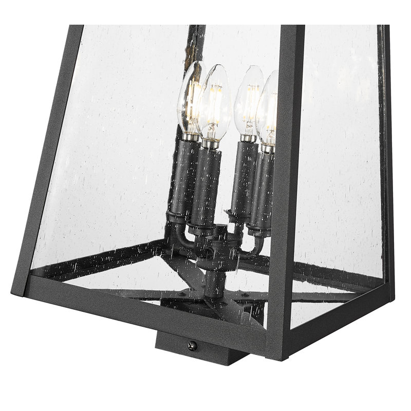Luminaire d'extérieur 4 lumières Solis, H 22,75 po x l 13,5 po x P 13,5 po