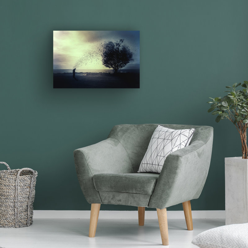 Œuvre d'art sur toile de John Colbensen, H 12 po x l 19 po