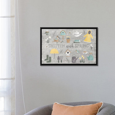 «Smitten with Spring III», reproduction d'impression sur toile tendue