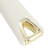 Martha Stewart Lockton 2 Piece Stainless Steel Skimmer and Ladle Kitchen Tool Set in Linen w/ Gold