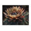 Fleur de cactus brun-vert II sur bois-478472412