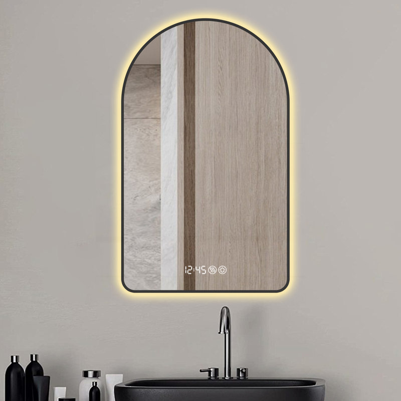 28"x48"Arched LED Mirror
