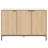 Connor 3-door Buffet In Natural Blonde Oak And Ivory-1704643331