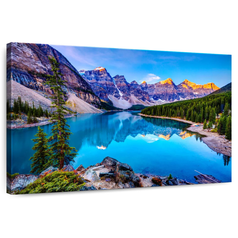 Alvord Amazing Moraine Lake, H 34 po x l 51 po