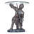 Battle Knight Glass Figurine End Table