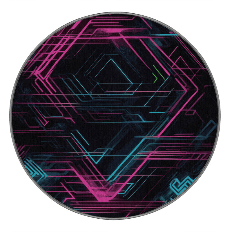 Spectrum Leap Rug, Round 6'