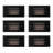 Black Low Voltage Integrated LED Metal Step Light Pack