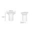 Yumi Outdoor Oval Side Table-1308062379